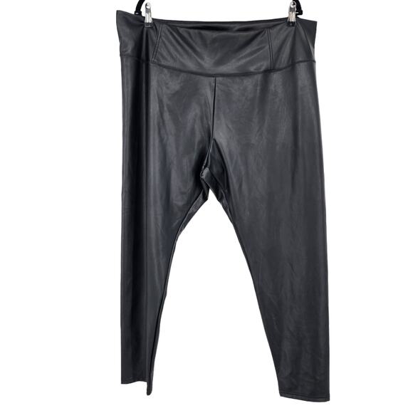 Avec Les Filles X Bagatelle Collection Faux Leather Black Legging Size 2X - Picture 2 of 6